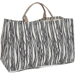 Gifi Chauffage^Sac porte-bûches en jute 64x30xH40cm