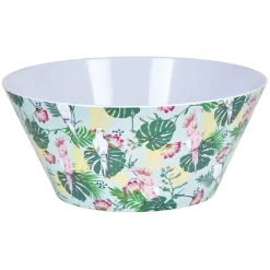 Sale Gifi Saladier oiseau tropical en plastique