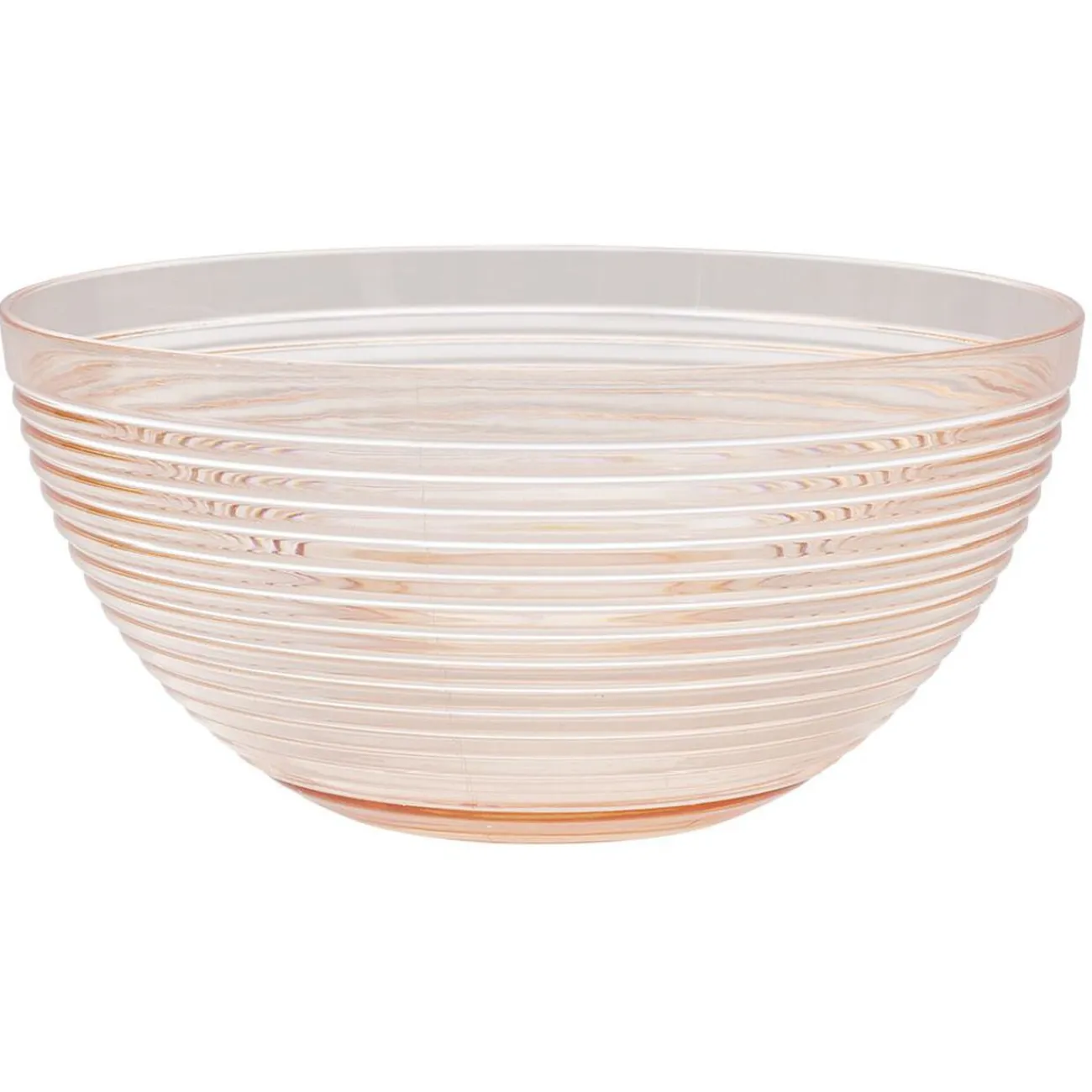 Sale Gifi Saladier plastique strié noir transparent Ø17xH8,5cm
