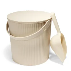 Gifi Rangement|Seau de stockage pour croquettes 10L - Ø26xH.26 cm