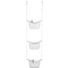 Gifi Equipement Douche^Serviteur de douche blanc 3 étages