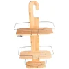 Gifi Equipement Douche^Serviteur de douche en bambou