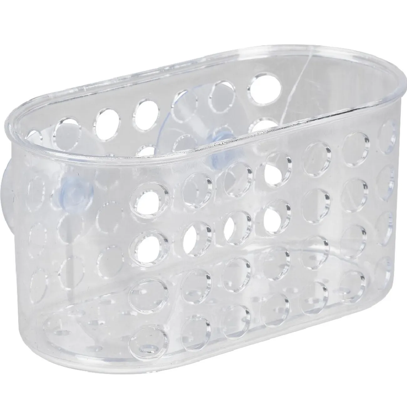 Gifi Equipement Douche^Serviteur de douche à ventouse ajouré transparent