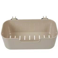 Gifi Equipement Douche^Serviteur panier de douche à ventouse gris
