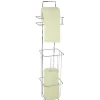 Gifi Aménagement Salle De Bain^Serviteur papier toilette gris chromé
