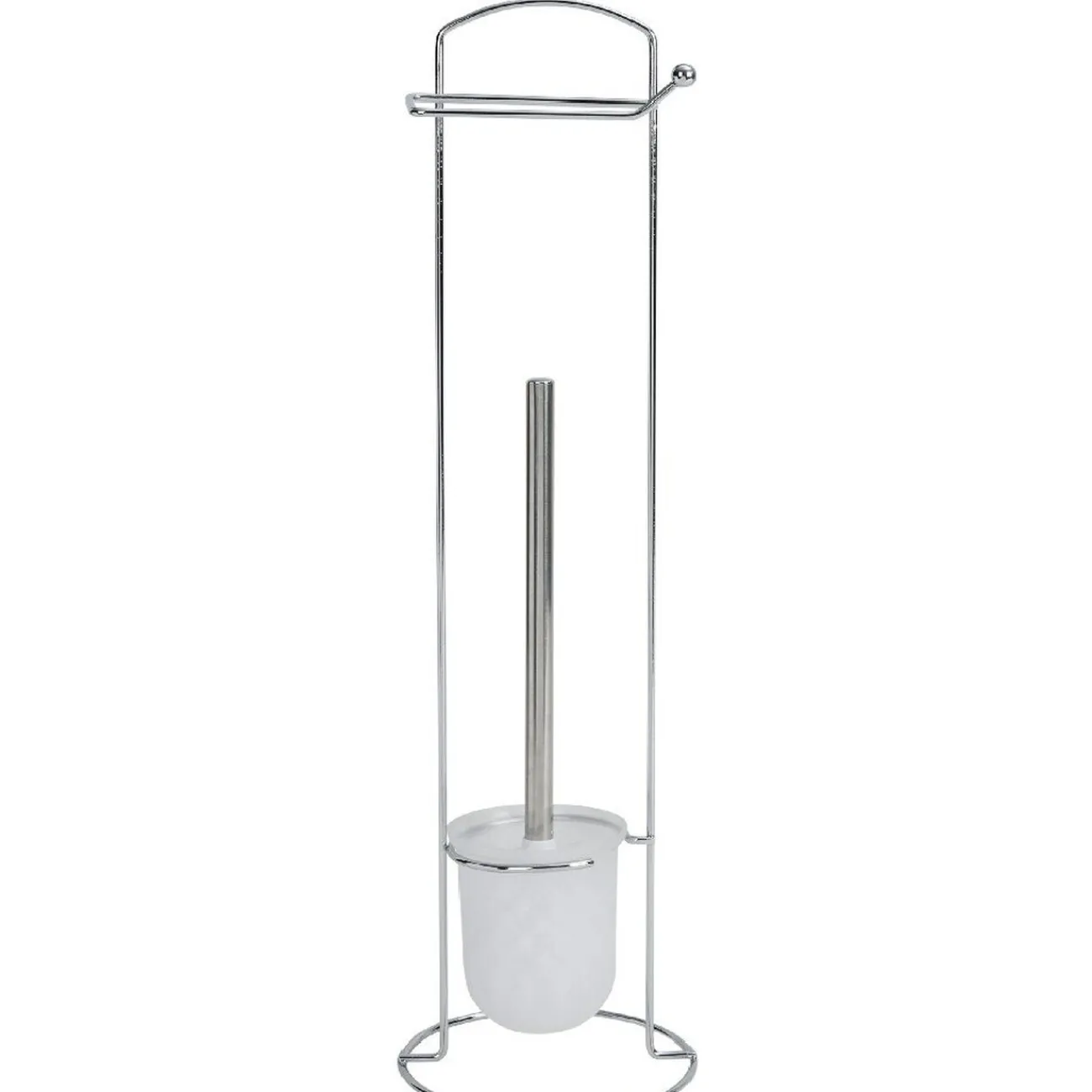 Gifi Aménagement Salle De Bain^Serviteur papier WC avec brosse intégrée