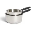 New Gifi Set casserole inox x2 - Ø16cm et Ø18cm