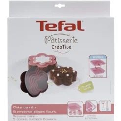 Hot Gifi Set patisserie créative Téfal moule silicone emporte pièces