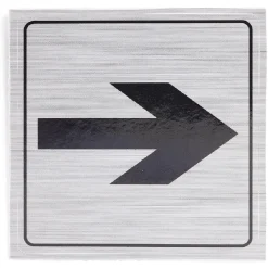 Gifi Colle Et Adhésif^Signalétique adhésive "flèche directionnelle" - 8x8 cm