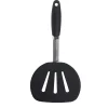 Sale Gifi Spatule ajourée en inox et silicone noir
