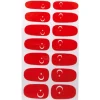 Gifi Beauté^Sticker ongles supporter Turquie x14