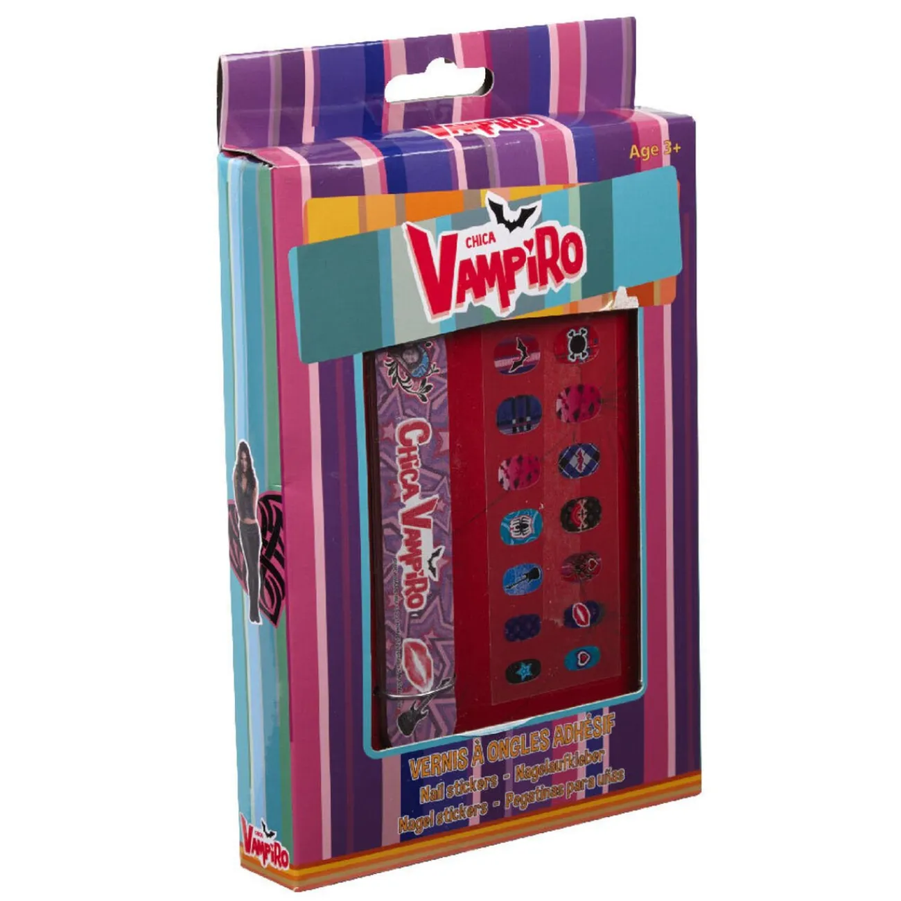 Gifi Beauté^Stickers ongles et limes Chica Vampiro