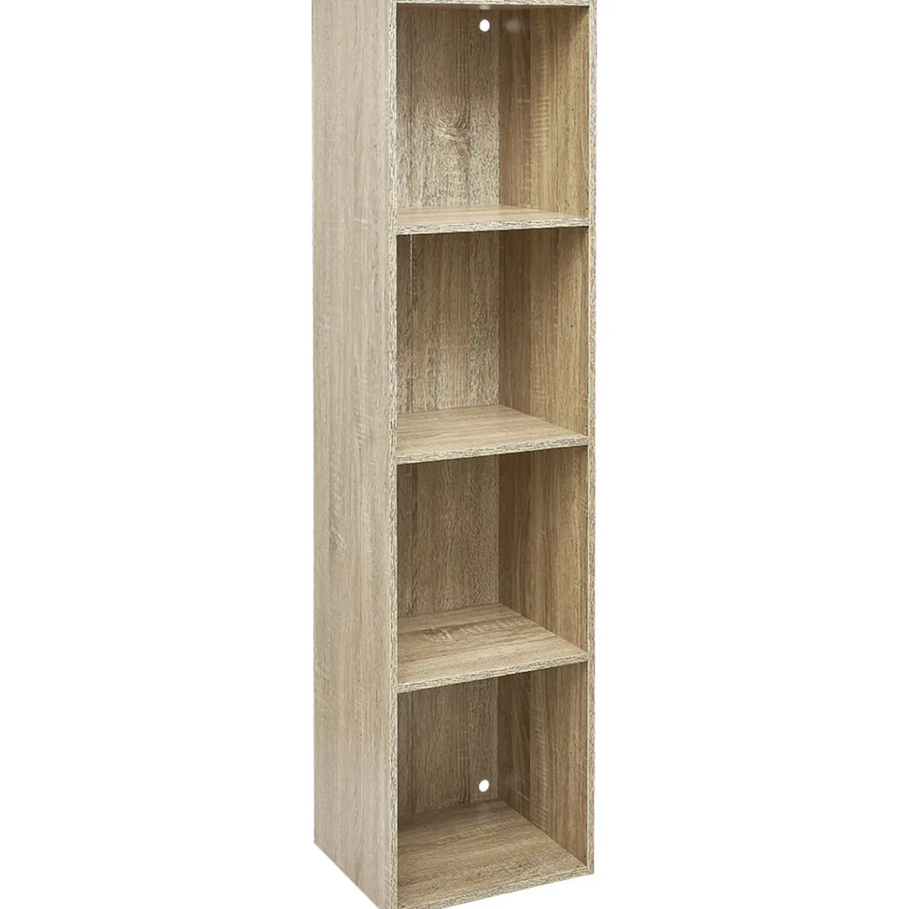 Gifi Rangement|Structure Box Cube 4 cases 35x30x137cm bois naturel