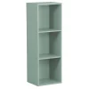 Gifi Rangement|Structure Box Cube 3 cases 35x30x105cm bois vert
