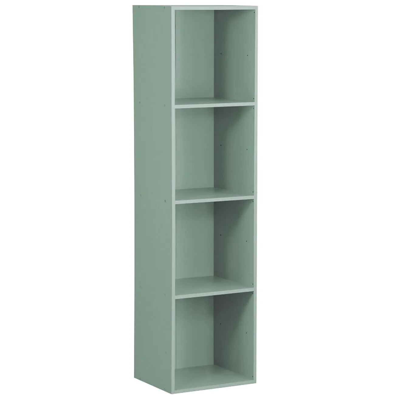Gifi Rangement|Structure Box Cube 4 cases 35x30x137cm bois vert