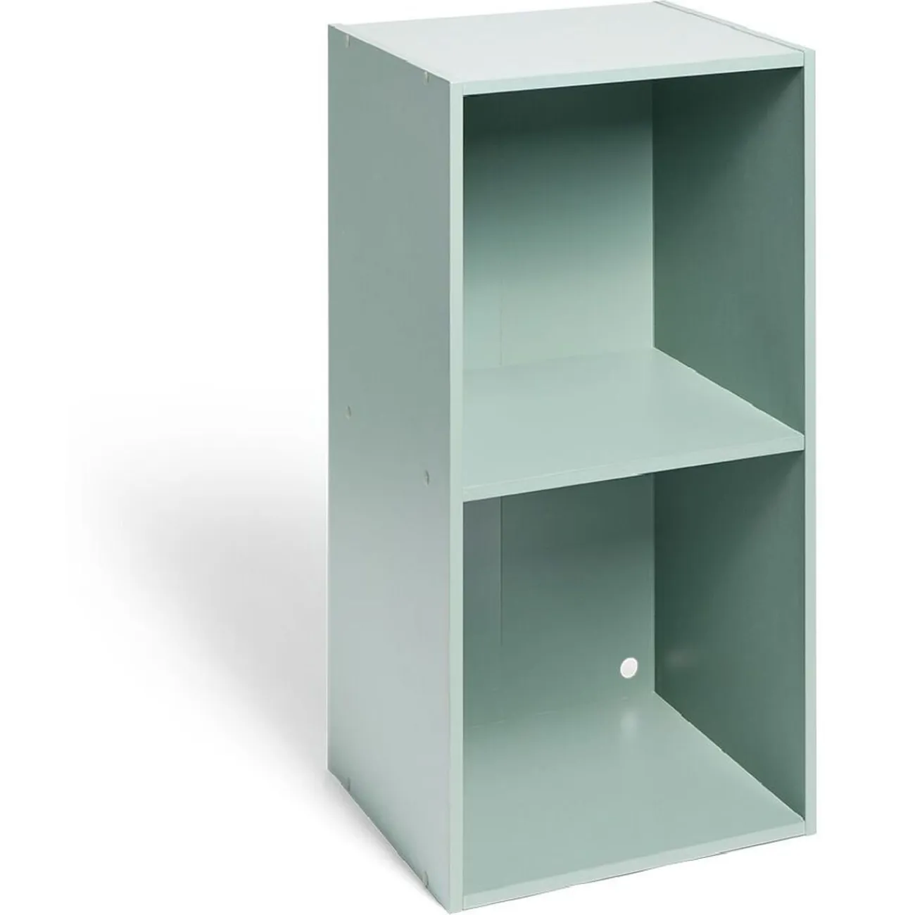 Gifi Rangement|Structure Box Cube 2 cases 35x30x70cm bois vert