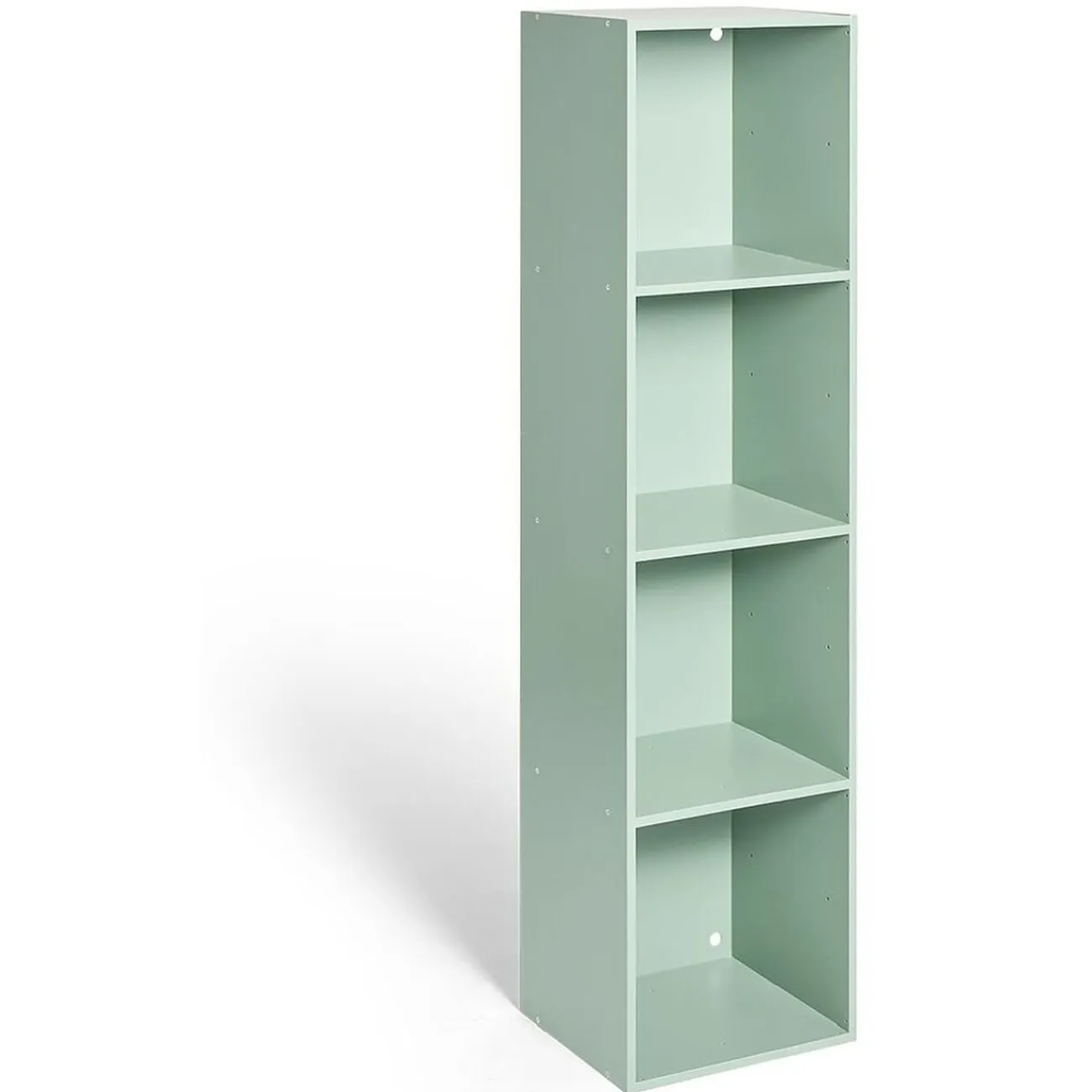 Gifi Rangement|Structure Box Cube 4 cases 35x30x137cm bois vert