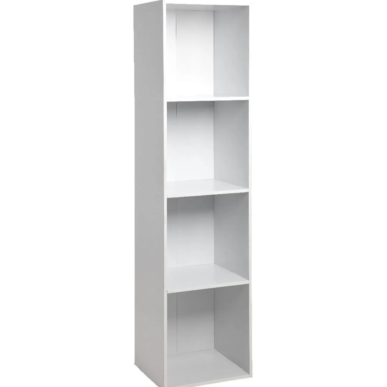 Gifi Rangement|Structure Box Cube 4 cases 35,2x30xH.137,2cm bois blanc