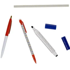 Gifi Beauté^Stylo moucheté gamme Yes blanc rouge bleu x4