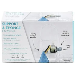 Gifi Aménagement Salle De Bain^Support à éponge en métal