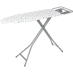 Gifi Entretien Du Linge|Table à repasser blanche motifs étoiles