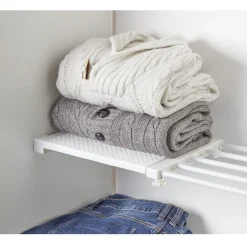 Gifi Rangement|Étagère amovible extensible blanche 38/55 cm