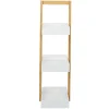 Gifi Aménagement Salle De Bain^Étagère de salle de bain à 3 niveaux bambou 22x24xH73cm