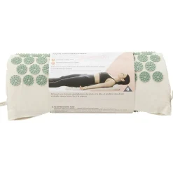 Gifi Bien-Être^Tapis d'acupression beige et vert