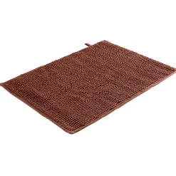 Gifi Aménagement Salle De Bain^Tapis de bain antidérapant ultra-absorbant terracotta 45x65cm