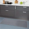 Gifi Nettoyage Et Entretien|Tapis de cuisine gris uni