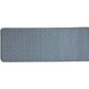 Gifi Nettoyage Et Entretien|Tapis de cuisine imprimé rosaces bleu gris 120x45 cm