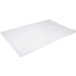 Gifi Aménagement Salle De Bain^Tapis de salle de bain chenille blanc 90x60 cm