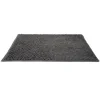 Gifi Aménagement Salle De Bain^Tapis de salle de bain chenille gris 65x45 cm