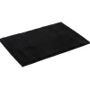Gifi Aménagement Salle De Bain^Tapis de salle de bain chenille noir petit modèle