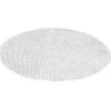 Gifi Aménagement Salle De Bain^Tapis de salle de bain chenille rond blanc Ø70 cm