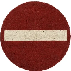 Gifi Nettoyage Et Entretien|Tapis paillasson rond panneau sens interdit