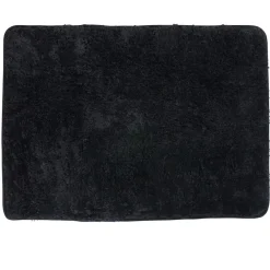 Gifi Aménagement Salle De Bain^Tapis salle de bain uni noir