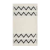 Gifi Aménagement Salle De Bain^Tapis tissé coton boucle beige 70x40cm