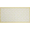 Gifi Nettoyage Et Entretien|Tapis vinyle imprimé graphique jaune L.99 cm