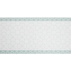 Gifi Nettoyage Et Entretien|Tapis vinyle imprimé rosace bleu L.99 cm