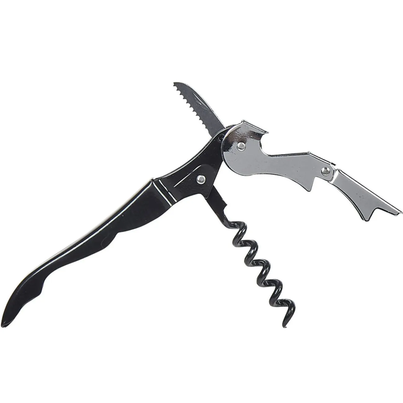 Sale Gifi Tire bouchon de sommelier noir argent