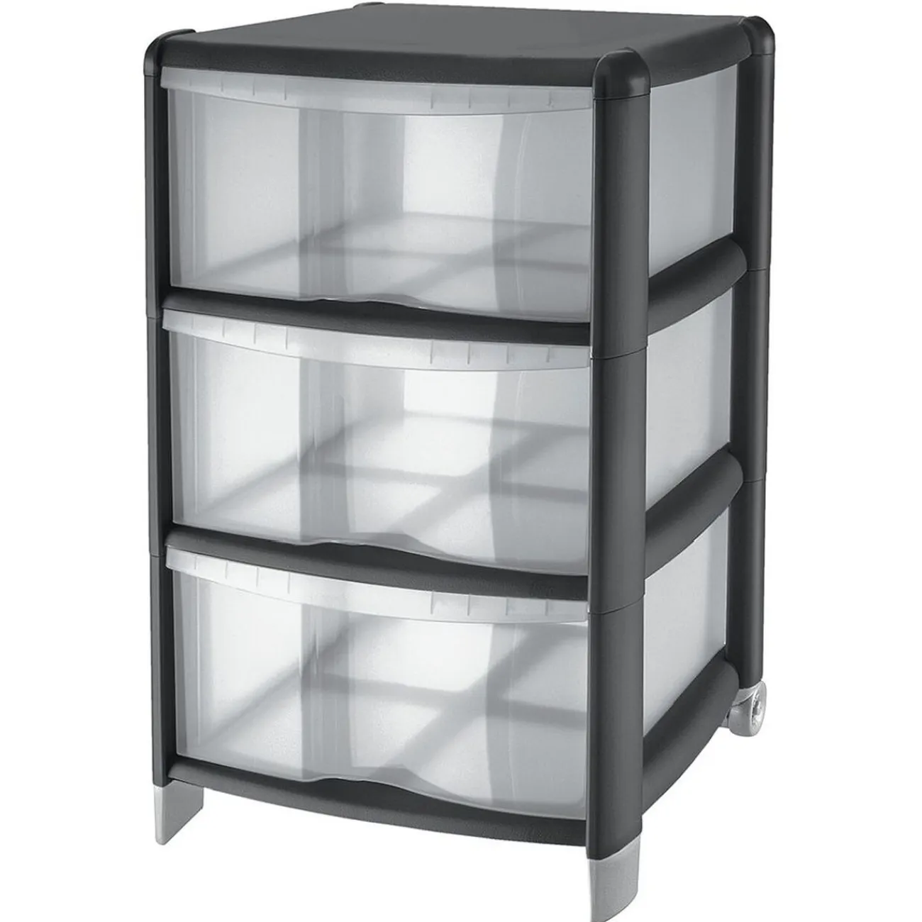 Gifi Rangement|Tour de rangement 3 tiroirs 20L