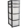 Gifi Rangement|Tour de rangement 5 tiroirs L37xl26,8xH81,5cm