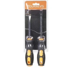Gifi Outils Bricolage^Tournevis plat et cruciforme