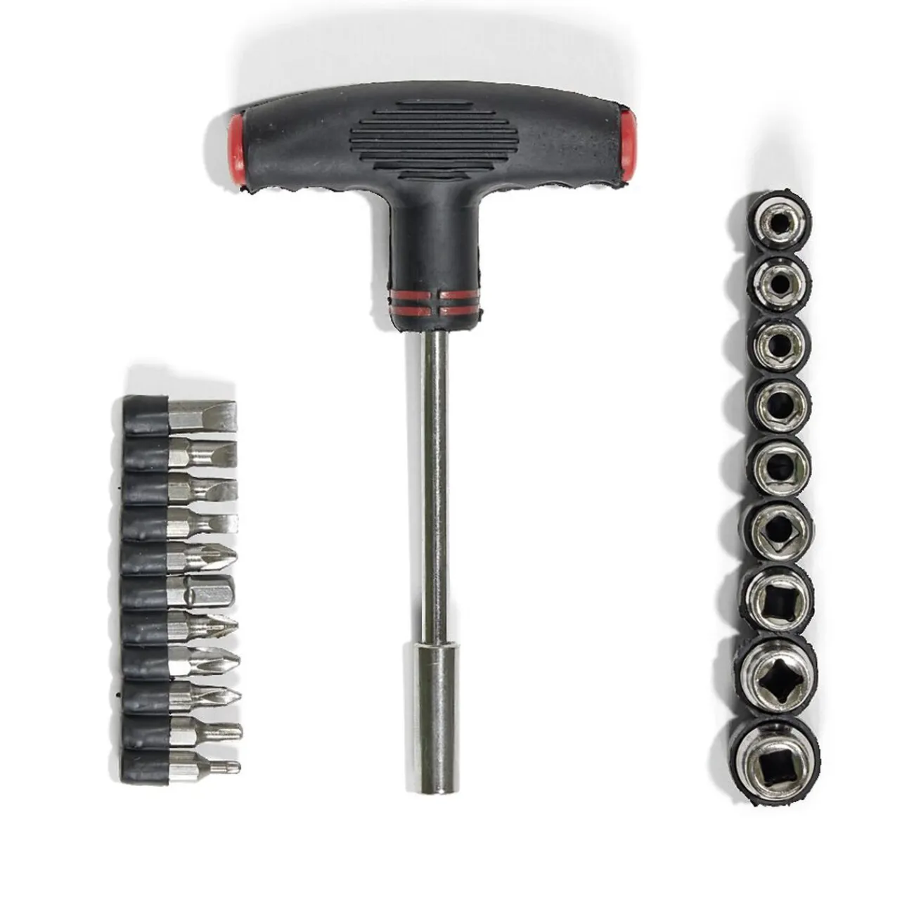 Gifi Outils Bricolage^Tournevis à poignée en T avec 20 embouts H15cm