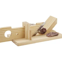 Online Gifi Trancheuse manuelle à saucisson bois naturel et inox