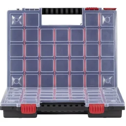 Gifi Rangement|Valisette double de bricolage à compartiments