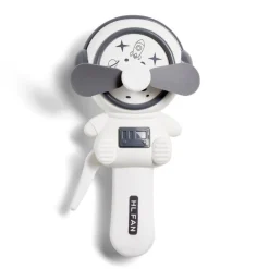 Gifi Ventilateur^Ventilateur manuel forme astronaute 3 coloris