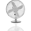Gifi Ventilateur^Ventilateur sur table gris chromé Homday 30 cm