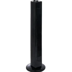 Gifi Ventilateur^Ventilateur tour oscillant noir 24x24xH75cm 45W